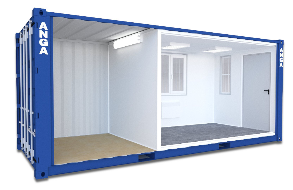 Warehouse and office container