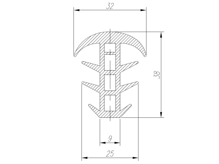 Profil_uszczelki_do_laczenia_typ 2 office container gasket