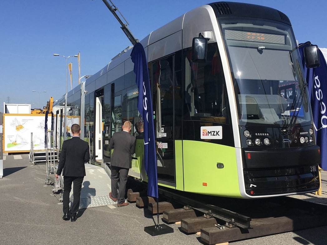 modern wagon on TRAKO fair